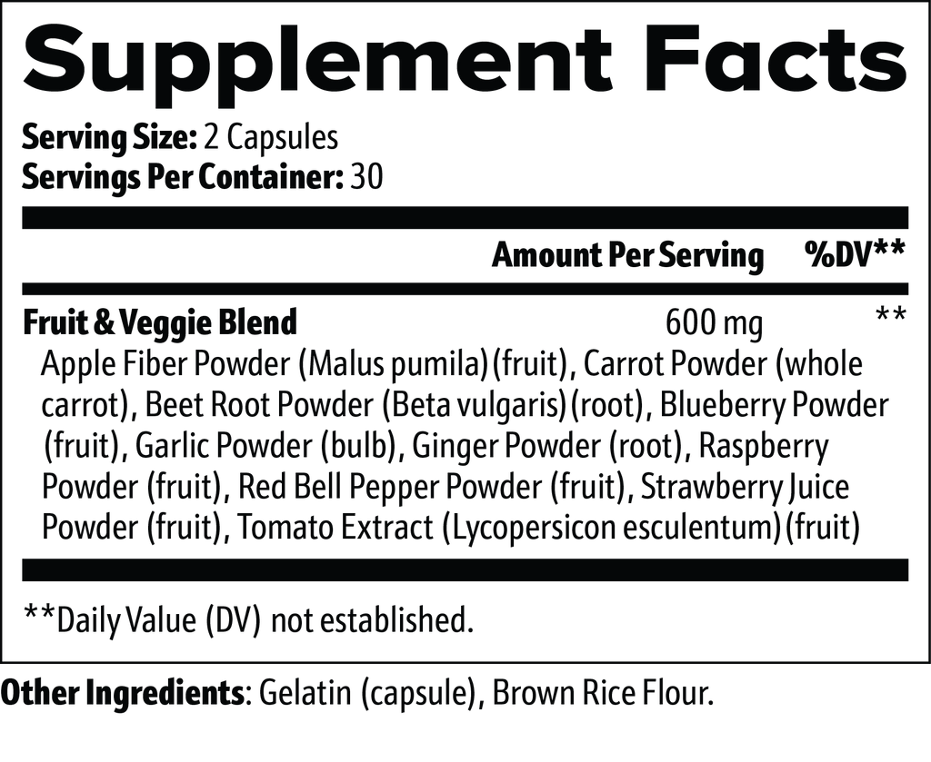 Salad Pill® Fruits & Veggies
