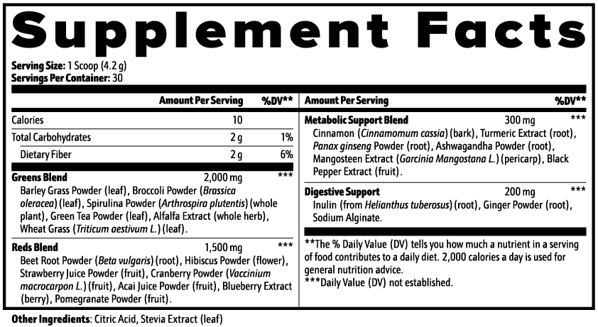 Bare Greens Superfood